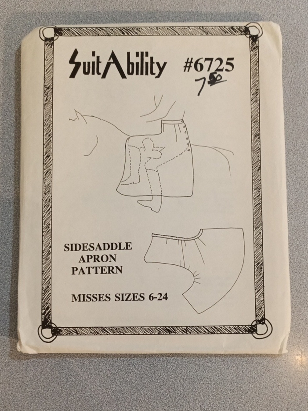 Suit Ability Sidesaddle Apron Pattern #6725